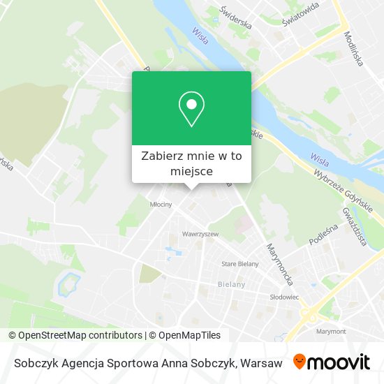 Mapa Sobczyk Agencja Sportowa Anna Sobczyk