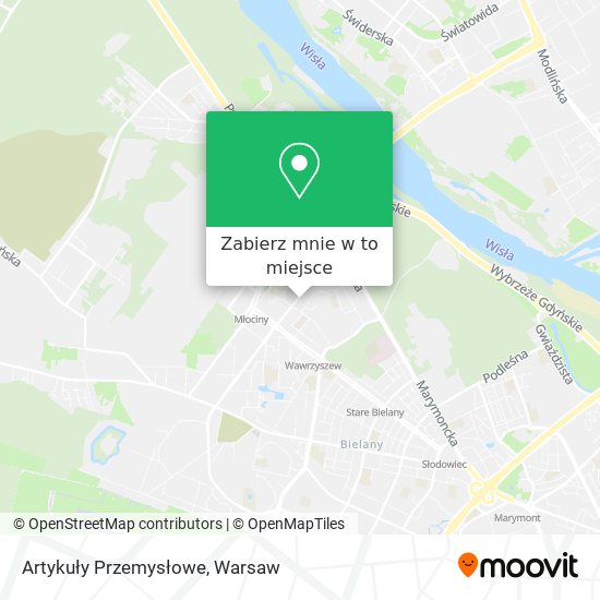 Mapa Artykuły Przemysłowe