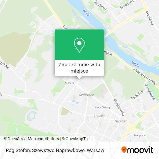 Mapa Róg Stefan. Szewstwo Naprawkowe