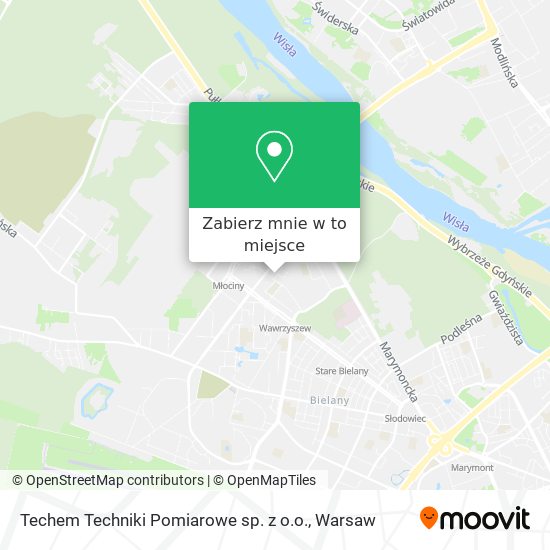 Mapa Techem Techniki Pomiarowe sp. z o.o.