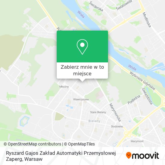 Mapa Ryszard Gajos Zakład Automatyki Przemysłowej Zaperg