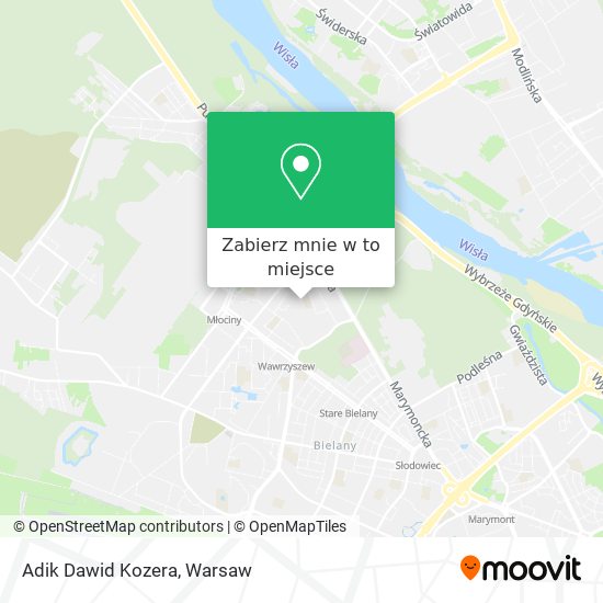 Mapa Adik Dawid Kozera