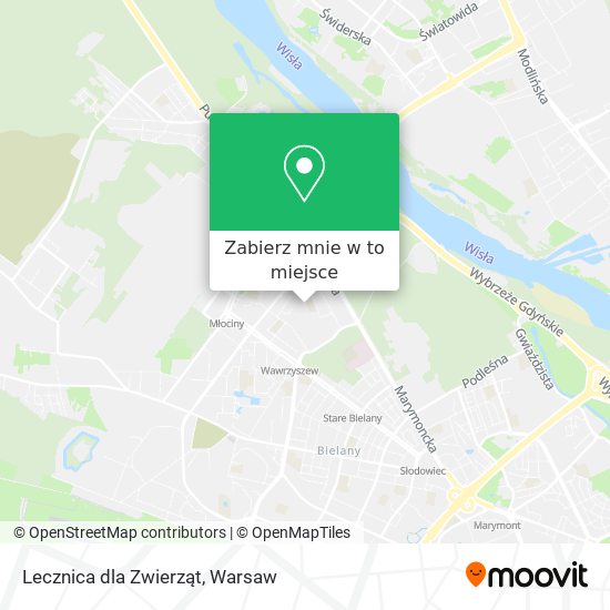 Mapa Lecznica dla Zwierząt