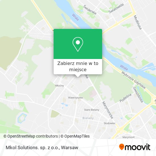 Mapa Mkol Solutions. sp. z o.o.