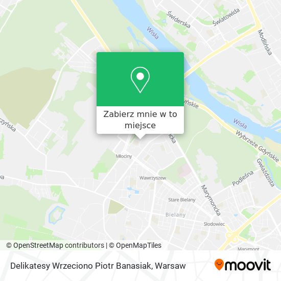 Mapa Delikatesy Wrzeciono Piotr Banasiak