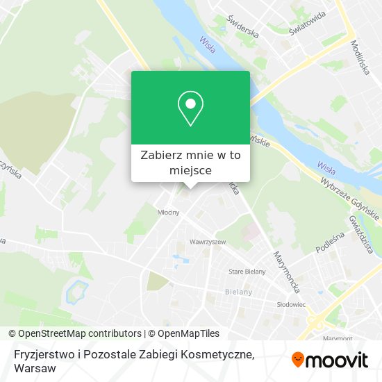 Mapa Fryzjerstwo i Pozostale Zabiegi Kosmetyczne