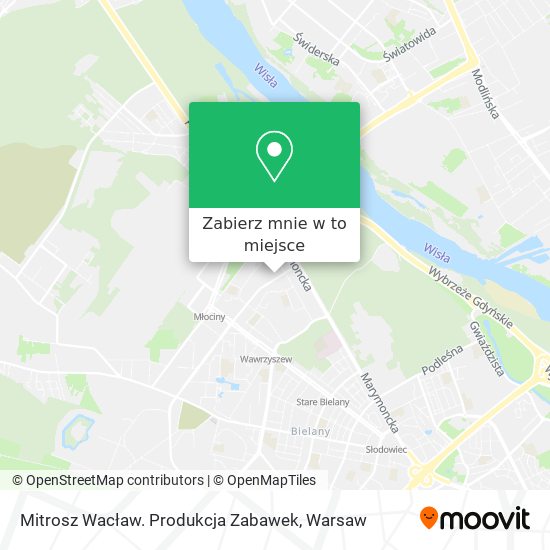 Mapa Mitrosz Wacław. Produkcja Zabawek