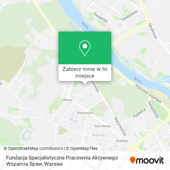 Mapa Fundacja Specjalistyczna Pracownia Aktywnego Wsparcia Spaw