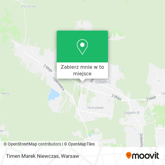 Mapa Timen Marek Niewczas