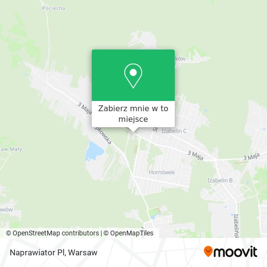 Mapa Naprawiator Pl