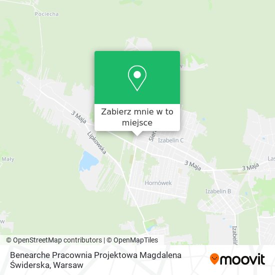 Mapa Benearche Pracownia Projektowa Magdalena Świderska