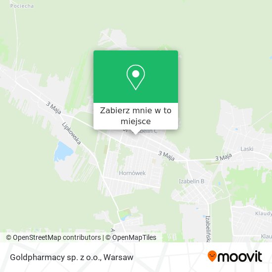 Mapa Goldpharmacy sp. z o.o.