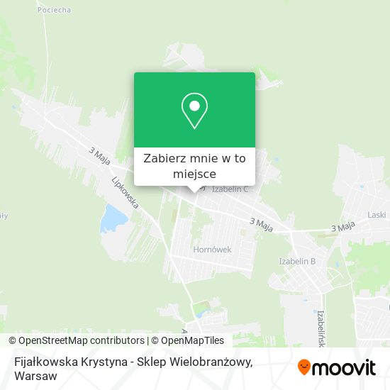 Mapa Fijałkowska Krystyna - Sklep Wielobranżowy