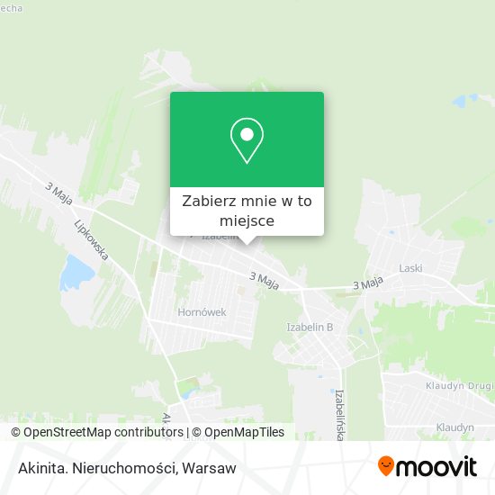 Mapa Akinita. Nieruchomości