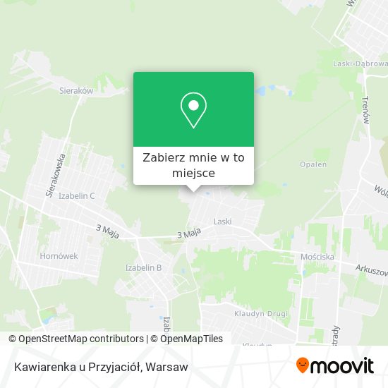 Mapa Kawiarenka u Przyjaciół