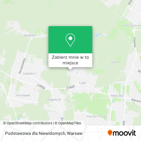 Mapa Podstawowa dla Niewidomych