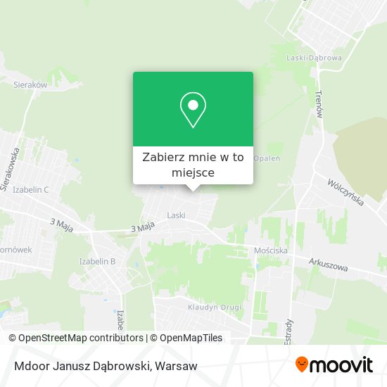 Mapa Mdoor Janusz Dąbrowski