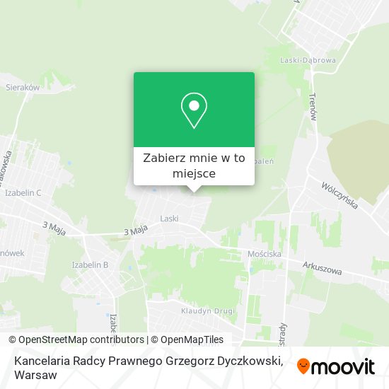 Mapa Kancelaria Radcy Prawnego Grzegorz Dyczkowski