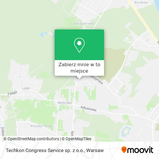 Mapa Techkon Congress Service sp. z o.o.