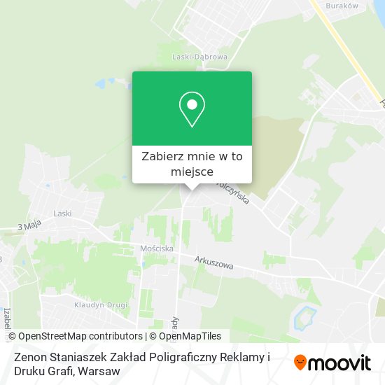 Mapa Zenon Staniaszek Zakład Poligraficzny Reklamy i Druku Grafi