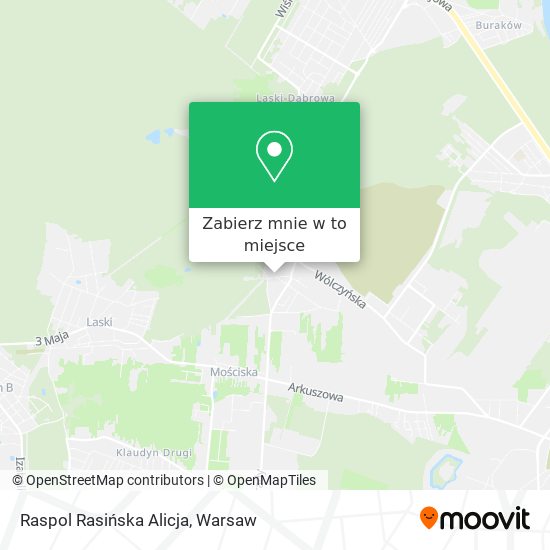 Mapa Raspol Rasińska Alicja