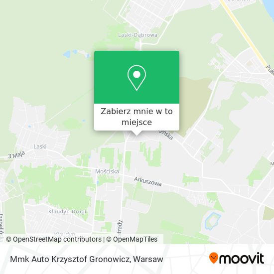 Mapa Mmk Auto Krzysztof Gronowicz