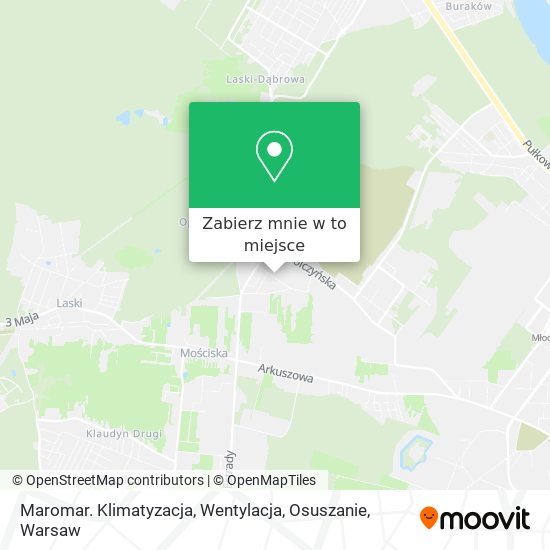 Mapa Maromar. Klimatyzacja, Wentylacja, Osuszanie