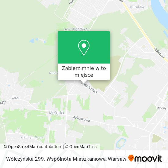 Mapa Wólczyńska 299. Wspólnota Mieszkaniowa