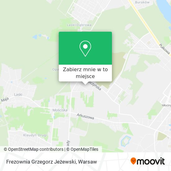 Mapa Frezownia Grzegorz Jeżewski