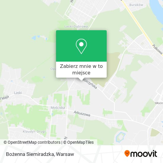 Mapa Bożenna Siemiradzka