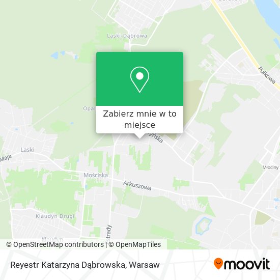 Mapa Reyestr Katarzyna Dąbrowska