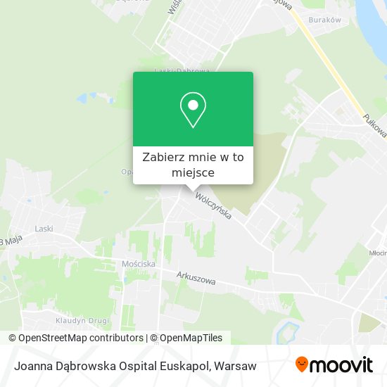 Mapa Joanna Dąbrowska Ospital Euskapol