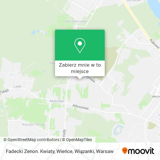 Mapa Fadecki Zenon. Kwiaty, Wieńce, Wiązanki