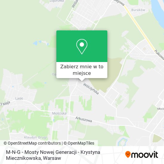 Mapa M-N-G - Mosty Nowej Generacji - Krystyna Miecznikowska