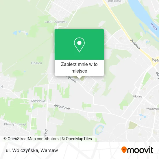 Mapa ul. Wólczyńska