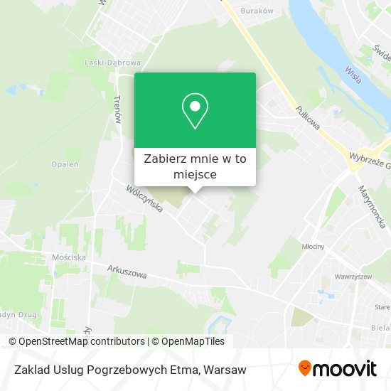 Mapa Zaklad Uslug Pogrzebowych Etma