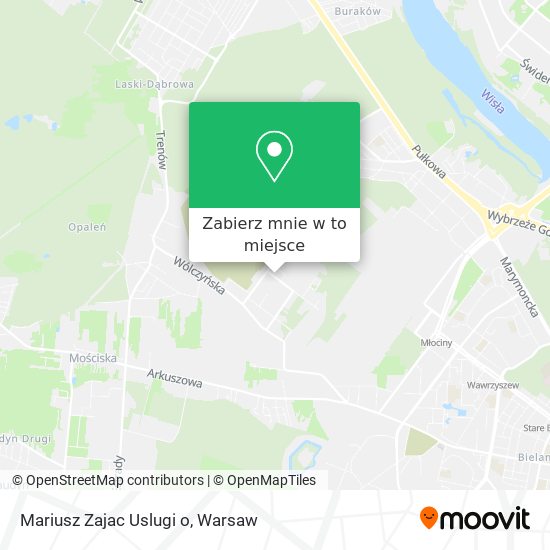 Mapa Mariusz Zajac Uslugi o