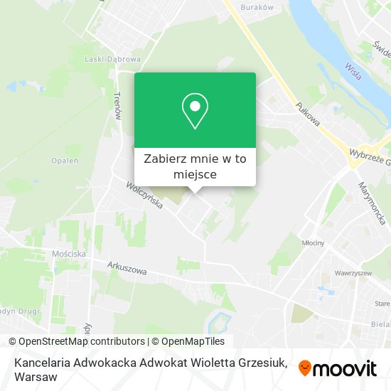 Mapa Kancelaria Adwokacka Adwokat Wioletta Grzesiuk