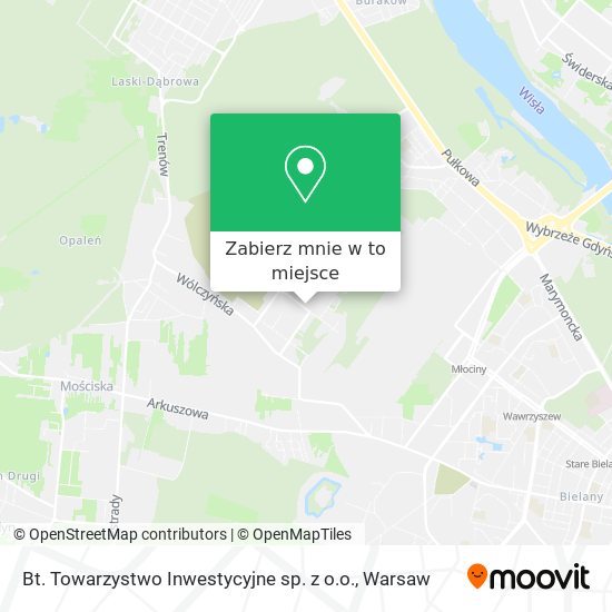 Mapa Bt. Towarzystwo Inwestycyjne sp. z o.o.