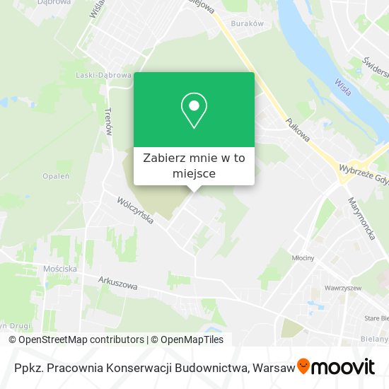 Mapa Ppkz. Pracownia Konserwacji Budownictwa