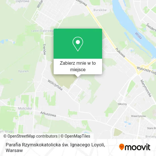 Mapa Parafia Rzymskokatolicka św. Ignacego Loyoli