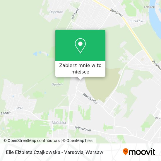 Mapa Elle Elżbieta Czajkowska - Varsovia