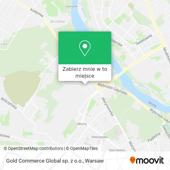 Mapa Gold Commerce Global sp. z o.o.