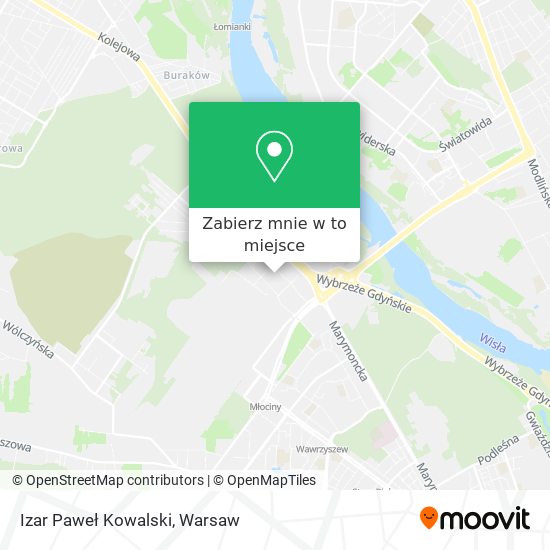 Mapa Izar Paweł Kowalski