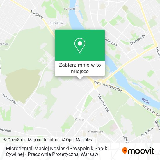 Mapa Microdental' Maciej Nosiński - Wspólnik Spółki Cywilnej - Pracownia Protetyczna