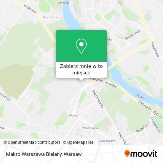 Mapa Makro Warszawa Bielany