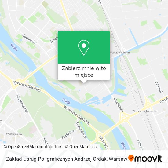 Mapa Zakład Usług Poligraficznych Andrzej Ołdak