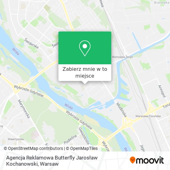 Mapa Agencja Reklamowa Butterfly Jarosław Kochanowski