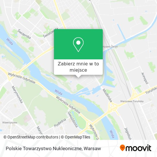 Mapa Polskie Towarzystwo Nukleoniczne