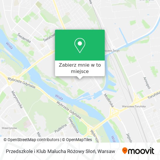 Mapa Przedszkole i Klub Malucha Różowy Słoń